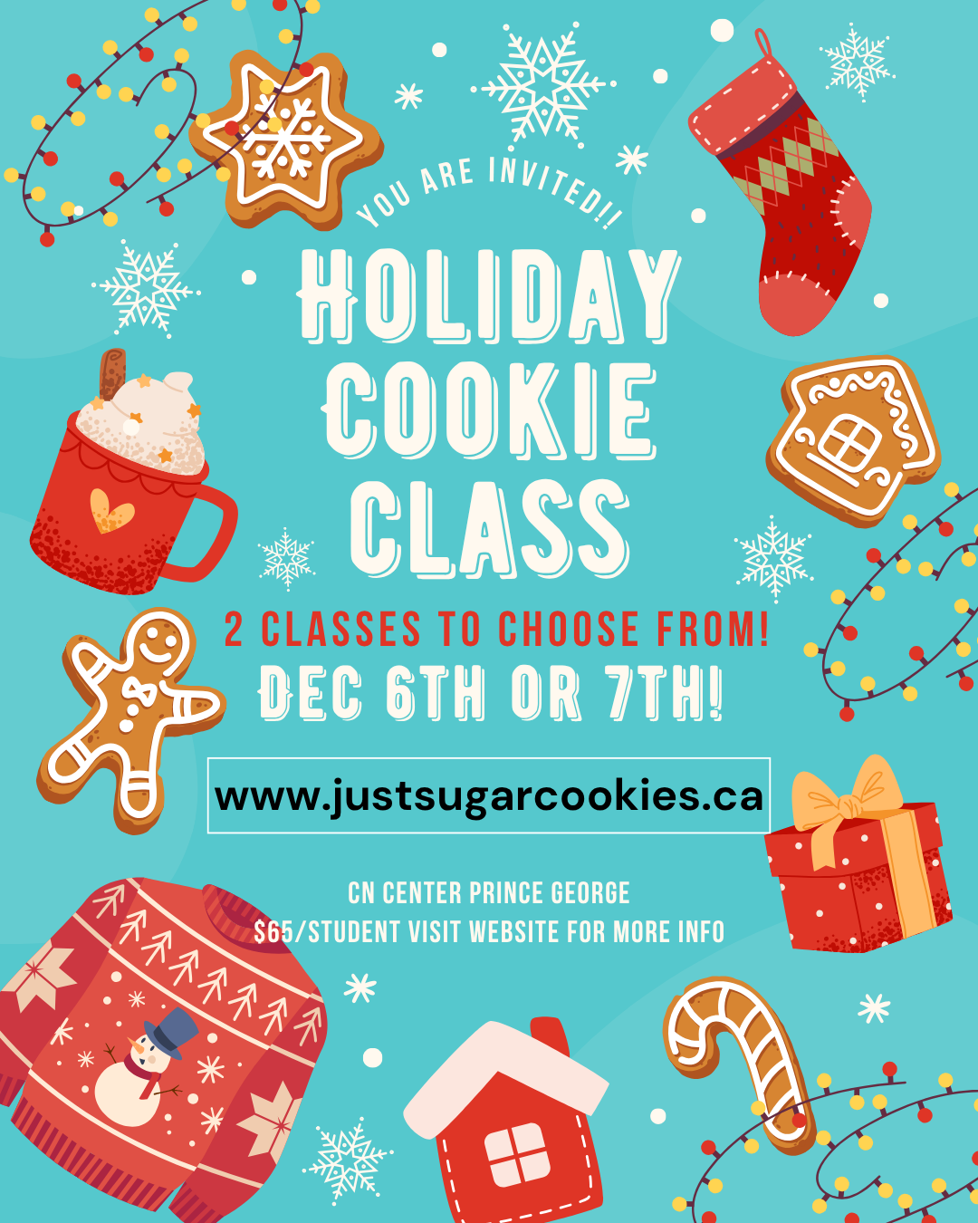 Adult Holiday Cookie Class
