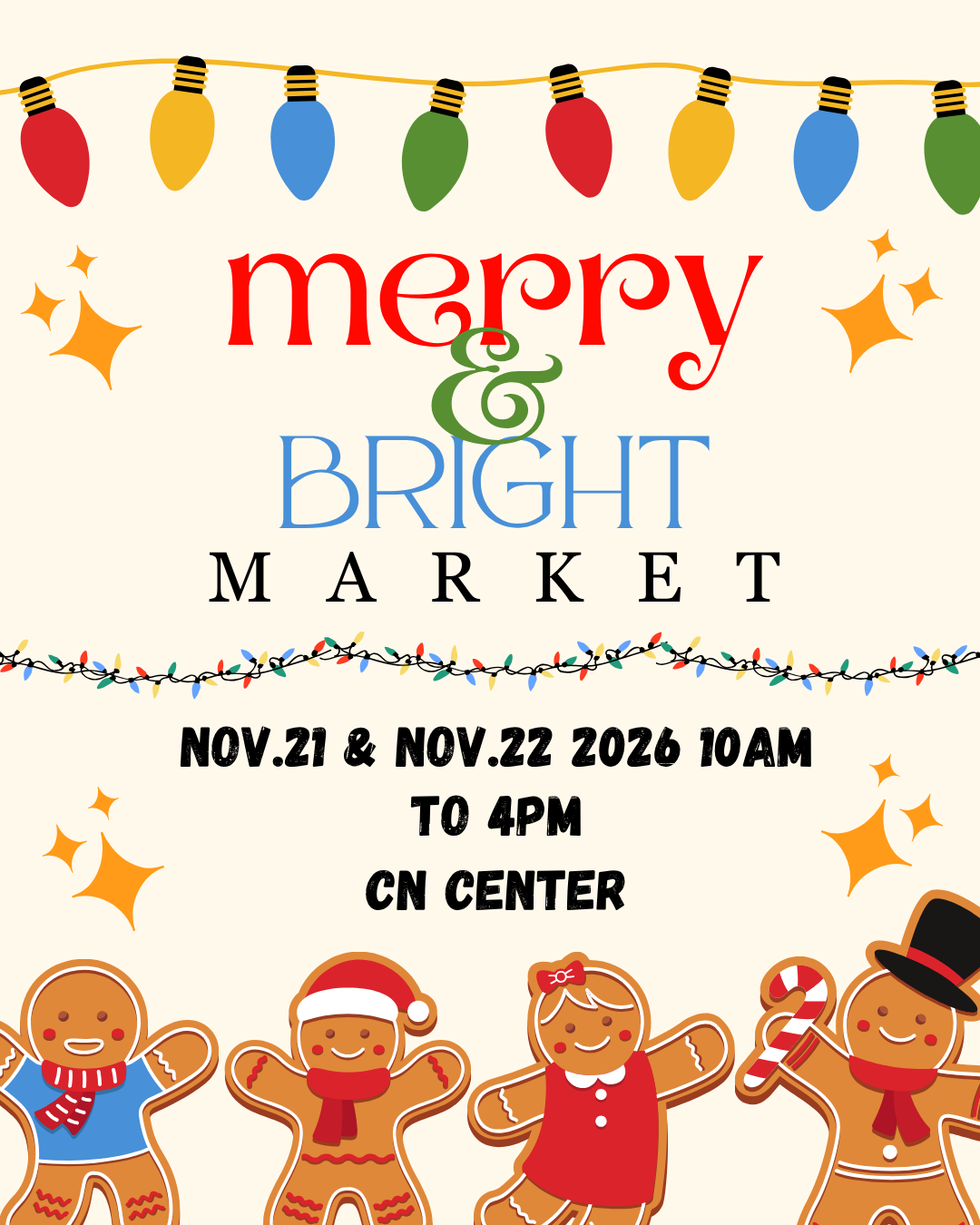 2026 Merry & Bright Market Vendor Registration