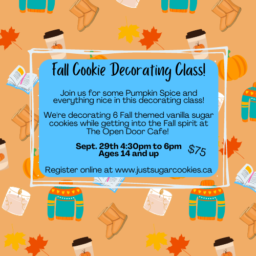 Fall Cookie Decorating Class
