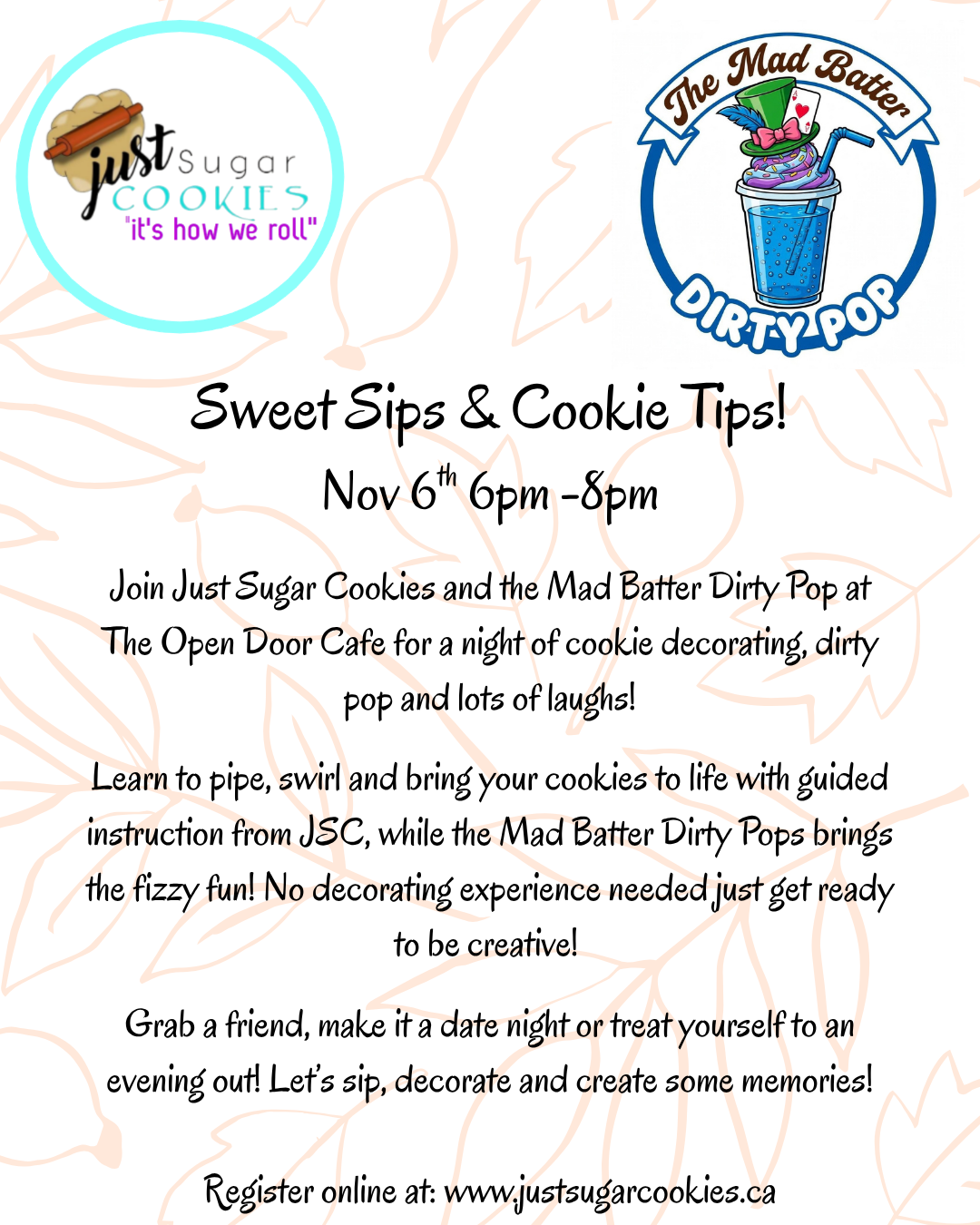 Holiday Cookie Class w/ Dirty Pop!