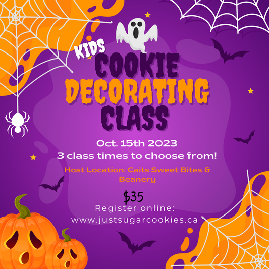 Kids Halloween Cookie Decorating Class!