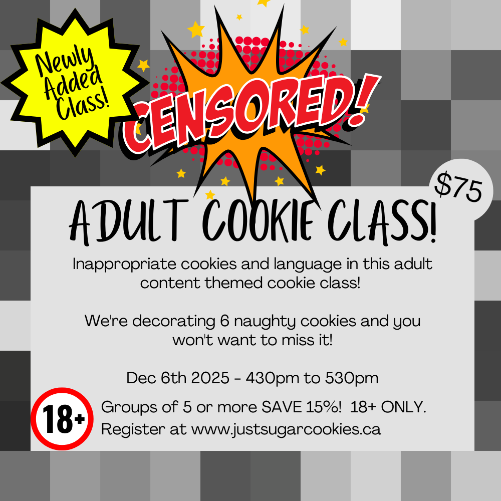 Dec 6 Adult Only Cookie Decorating Class