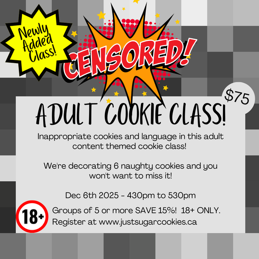 Dec 6 Adult Only Cookie Decorating Class